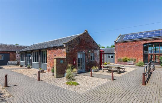 Courtyards  games room and reception