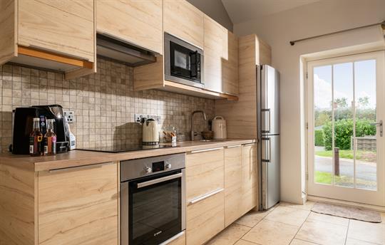 Coot Cottage kitchen area