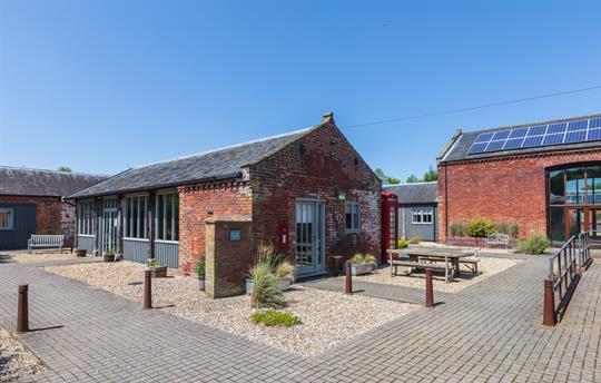 Courtyards  games room and reception