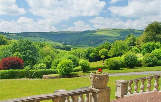 Views across the gardens