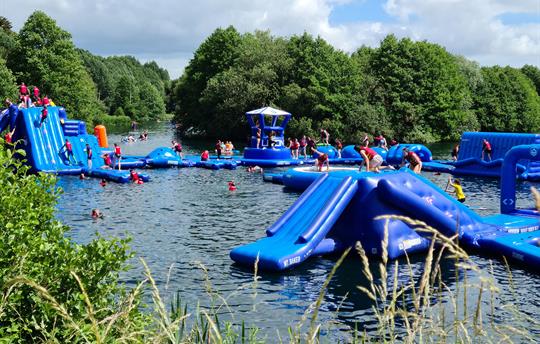 Alderford lake Aqua Park & Water Activities