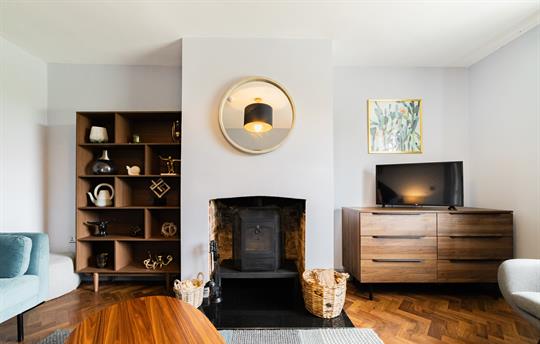 Plough Cottage Log Burner in Lounge
