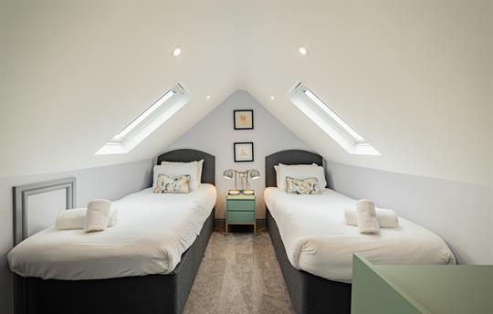 Plough Cottage twin in attic