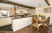 Open plan kitchen and dining