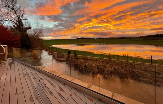 Veranda with stunning views