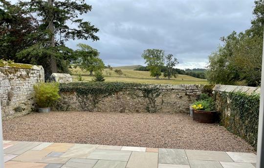 Private, enclosed garden