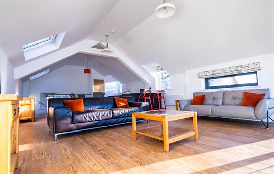 Open plan living space