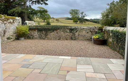 Private enclosed garden