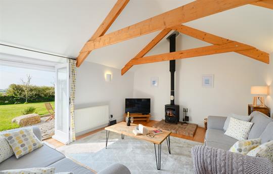 Sitting room with view of garden