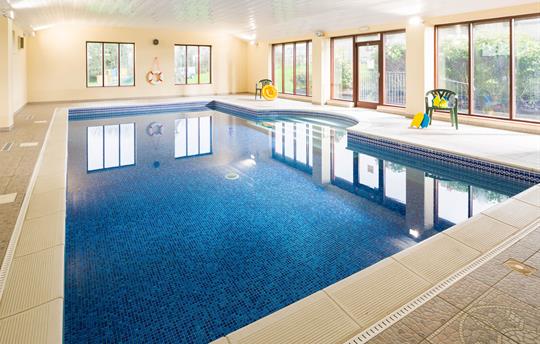Fabulous indoor heated swimming pool