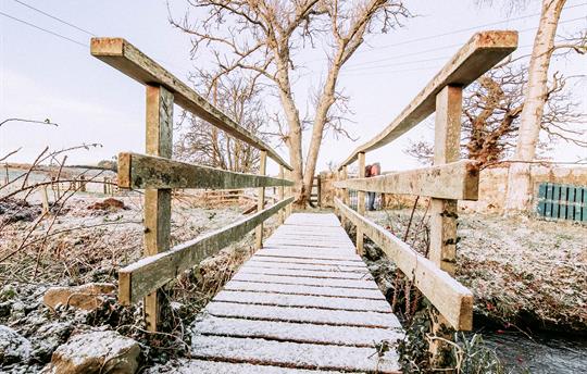 Bridge over the stream