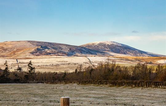 View of the Cheviot Hills