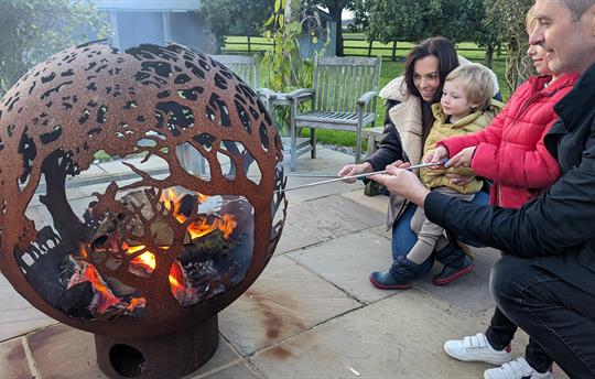 Toasting marshmallows