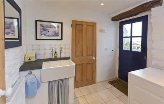 Utility room and cloakroom