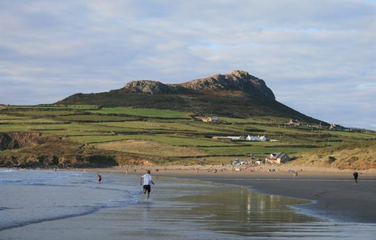 Whitesand Bay and Carn Llidi