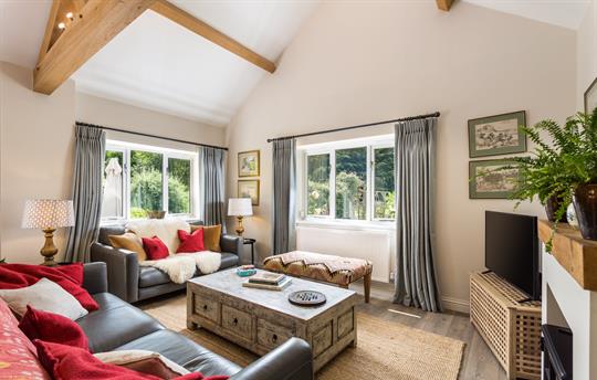 The sitting area at the Cider Mill