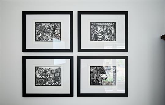 Local Artwork in The Coach House