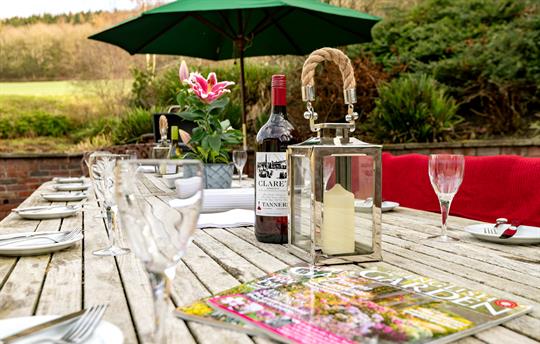 Patio area perfect for al fresco dining