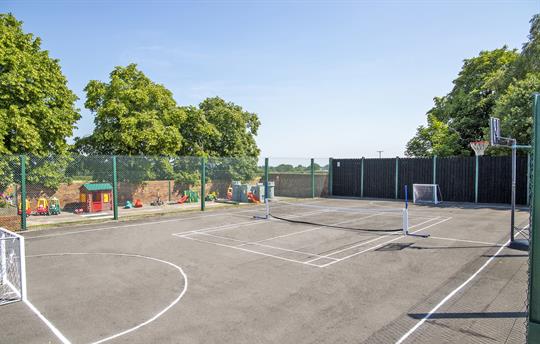 Play Tennis, Football, Badminton & Basketball