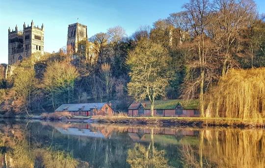 Durham Cathedral overlooking the river