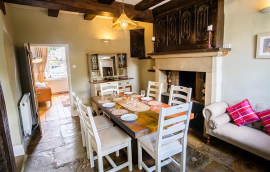 Dining area leading to the lounge