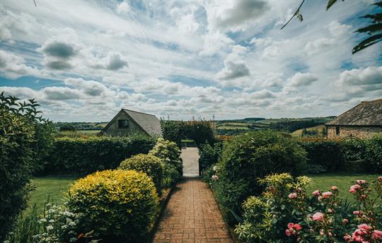 View from the farmhouse