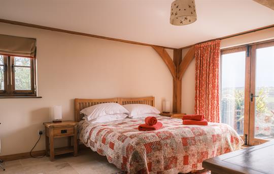 Ground floor bedroom with terrace access