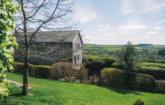Orchard Cottage and the views beyond