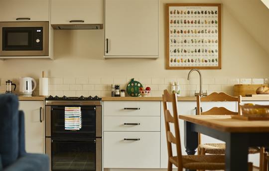Top Cottage Kitchen and eating area