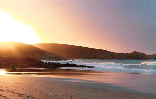 Sunset over Perranuthnoe