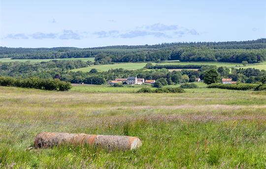 View across the fields 