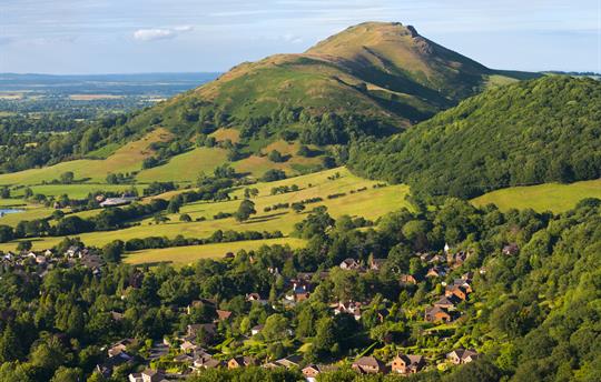 The Shropshire Hills nearby, for walking & biking