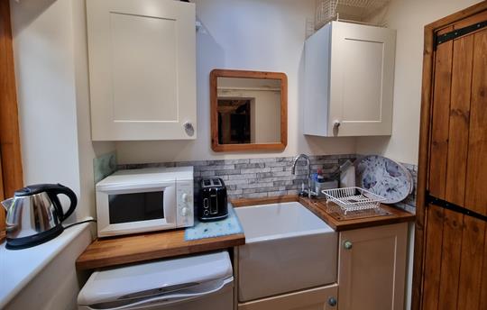 Kitchenette (inside the cowshed)