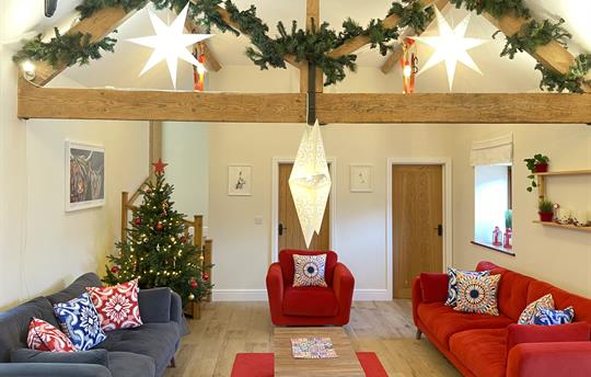 The Sitting Room at Christmas