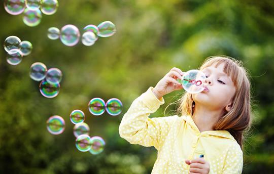 Blowing bubbles