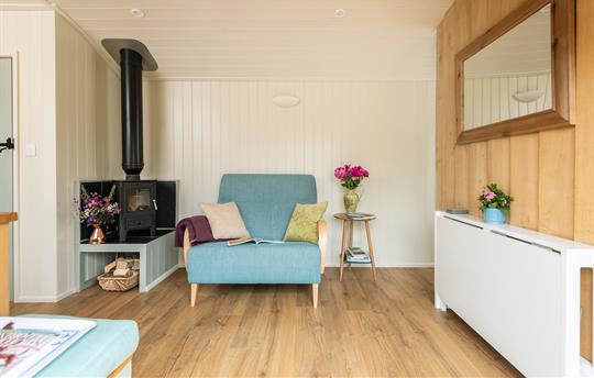 Cosy log burner for those cooler evenings