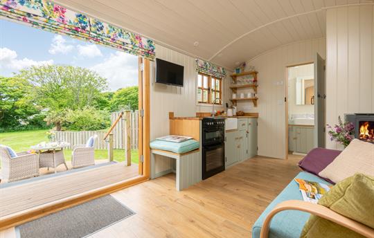 View from the lounge area