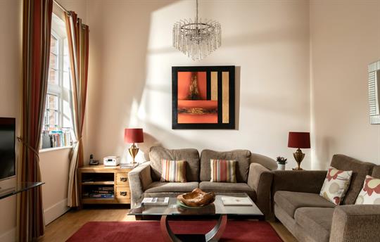 The Brew House living area