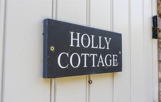 Holly Cottage Sign