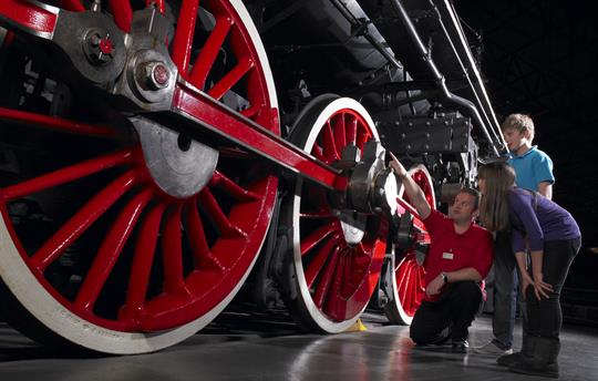 York Railway Museum Locomotive wheels