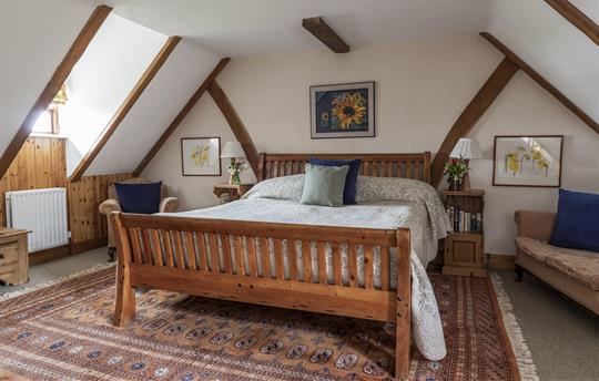 Garden Cottage master bedroom