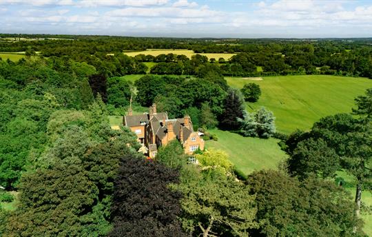 Gresham Hall from above
