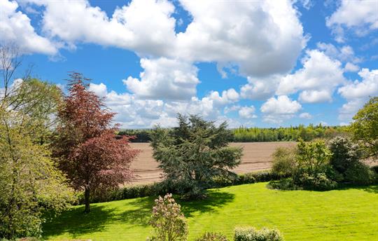 View from bedrooms at Gresham Hall