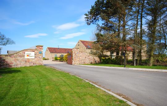 Entrance to High Barn
