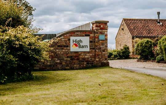Entrance to High Barn