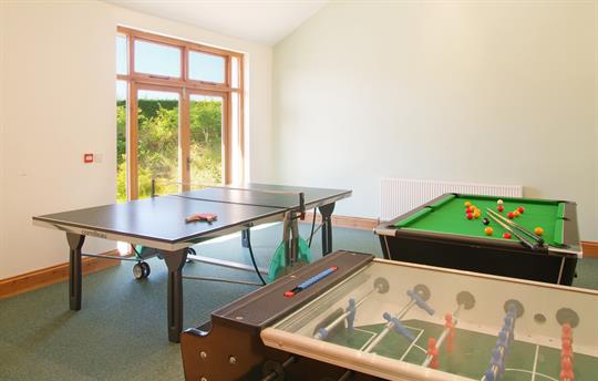 The games room