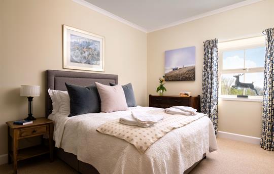 Double bedroom at Abbotsway Cottage