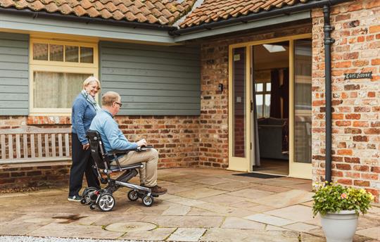 Wheelchair access at Cart House