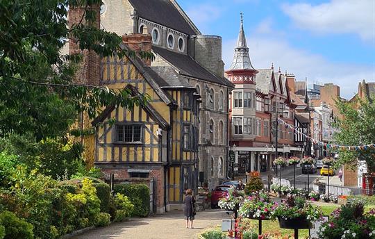 Visit the Historical town of Shrewsbury