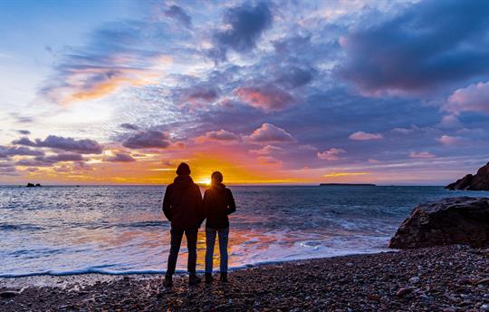 Couple at Sunset